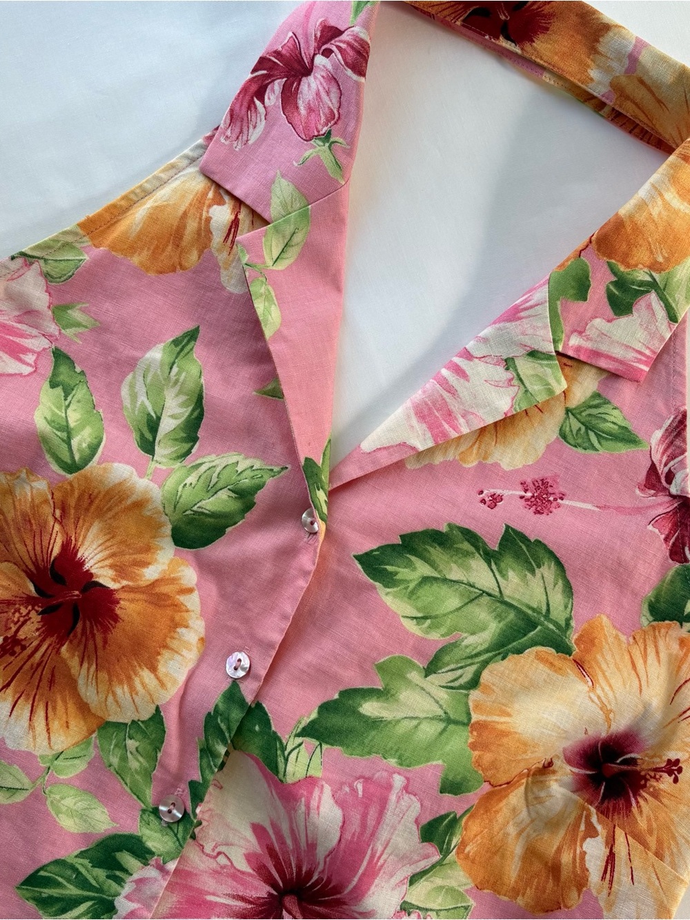 Tommy Bahama Sunshine Wink Halter Top Size 12